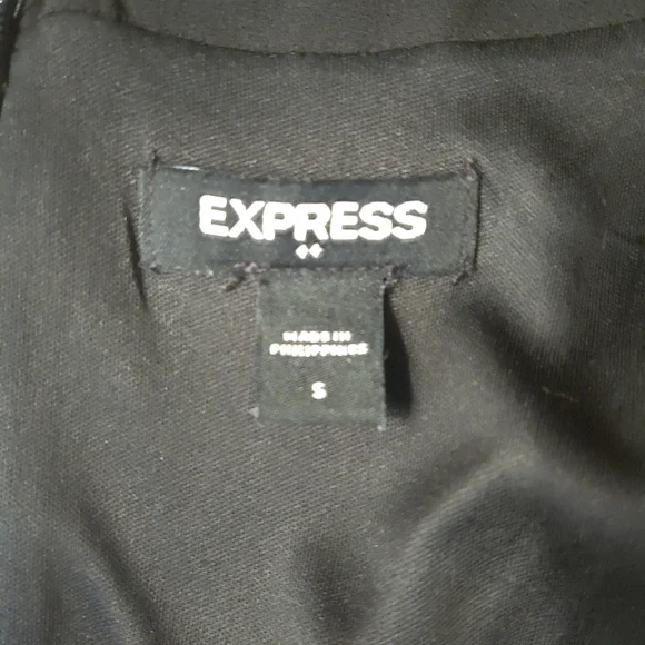 EXPRESS Minimalist Chiffon and Crepe Dress, Size S. - Picture 6 of 7